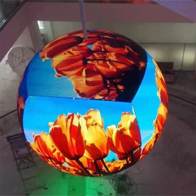 Globe Sphere Screen P1.8 P1.9 P2 P2.5 P3 P4 LED Ball Screen Video Irregular Shaped Spherical LED Display