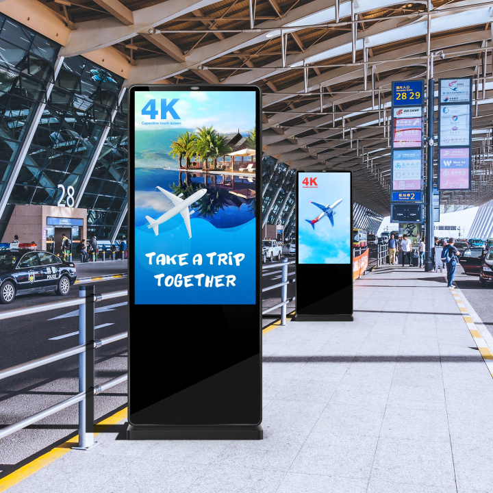 Promotional price outdoor digital screen signage 2500nits IP55 sunshine readable display outdoor android advertising player
