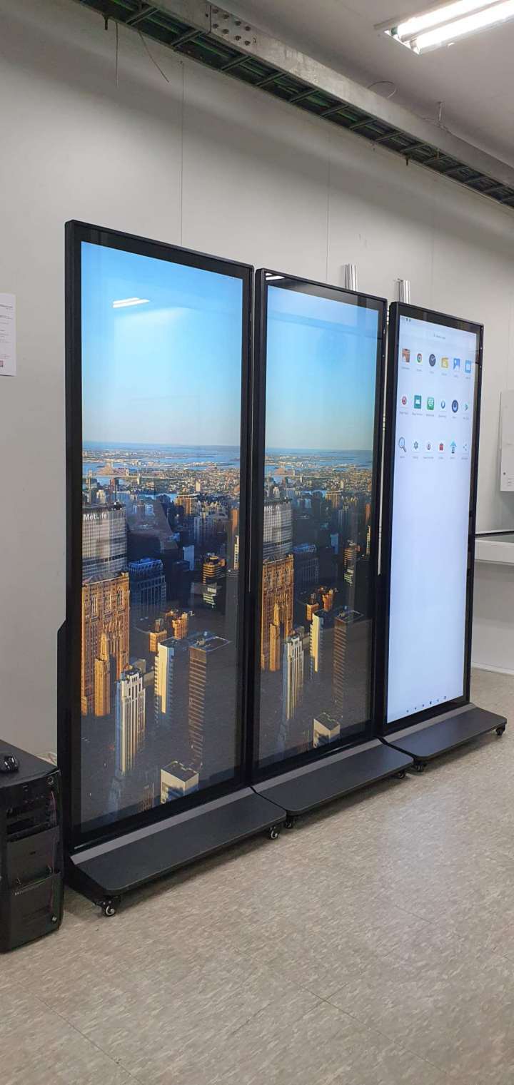 65Inch LCD Wide Screens Advertising Screen Stretch Bar LCD Display for Supermarket Advertising Kiosks TV Digital Signage