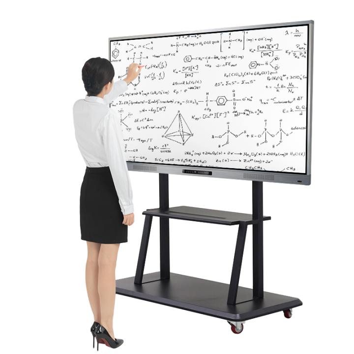 Digital 75 inch School Teaching Device Interactive White Board All In One Computer Led Touchscreen Monitors