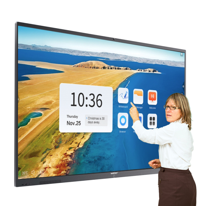 OEM 65 75 86 98 110 inch Interactive Flat Panel Multi Touch Screen whiteboard portable smart board for education