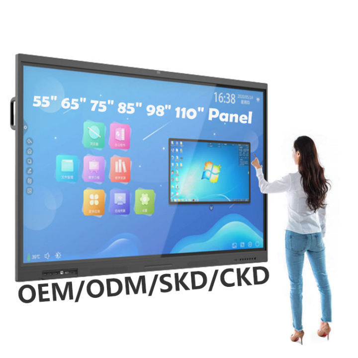 65inch 75inch 86inch 98inch 110inch Interactive Board INGSCREEN Led Touch Panel 55 65 Inch Interactive Touch Screen Monitor Led Flat Panel