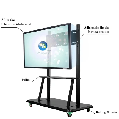 65 75 86 98 110 Inch LED Interactive All in One Touch Screen Monitor for School and Office
