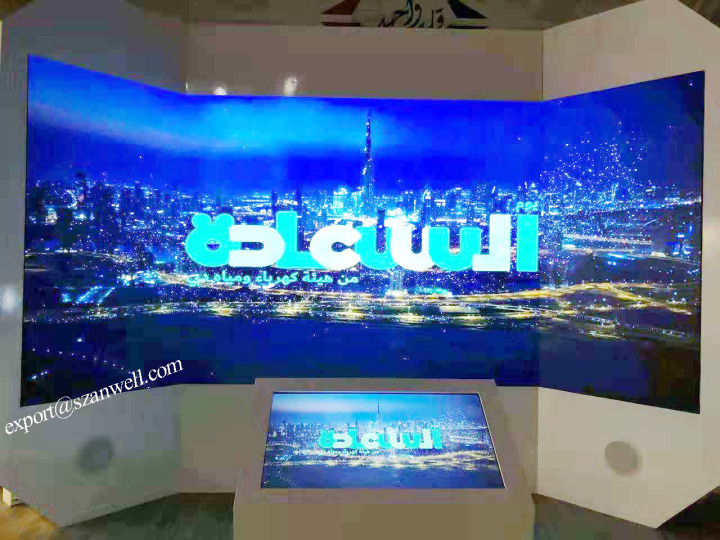 Large Size Flexible Full Color Display Indoor Flexible P1.5 P1.8 P2.0 P2.5 P3.0 P4.0 16; 9 4K LED Display