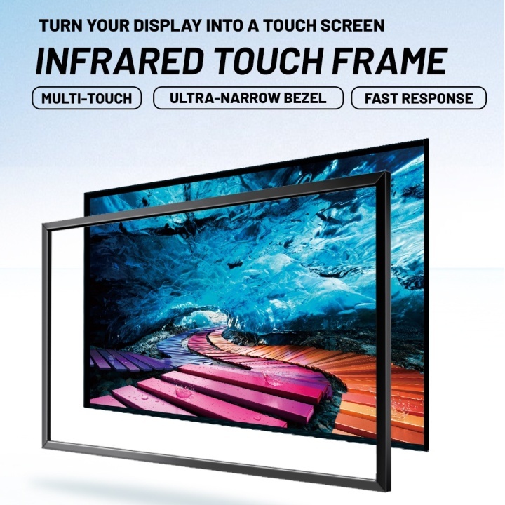 43inch 55inch 65inch 75inch 86inch 98inch 110inch customized size high quality multi-touch waterproof ir touch screen frame for LED LCD monitor