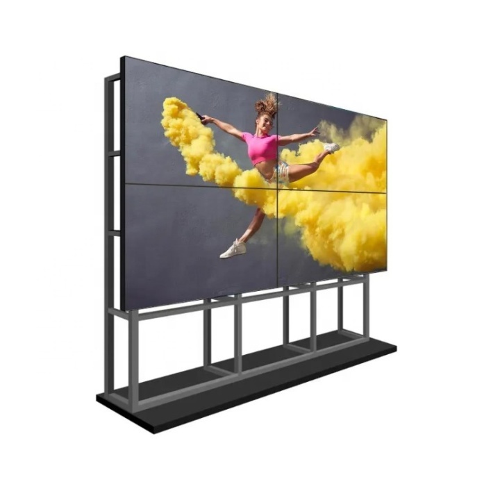 46" 49" 55" 65" LCD Video Wall Display Indoor Controller 4K LED Processor 2*2 Multi Screen Video Wall