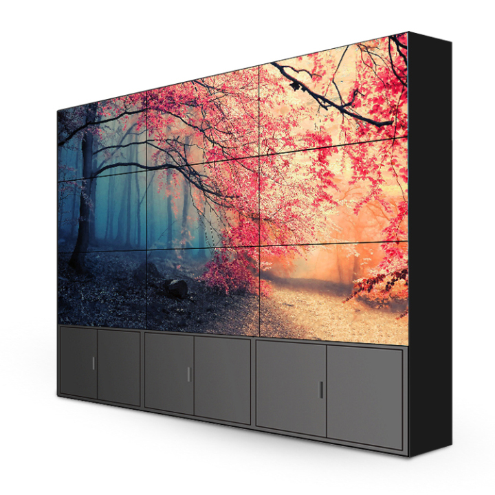 Hot sales good prices 2x2 2x3 3x3 1.7mm multi screen videowall ultra narrow bezel display did lcd video wall