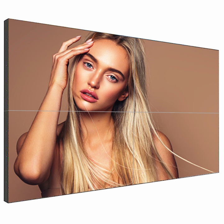 4K UHD wall display lcd digital signage screen advertising video wall 46 49 55 inch 3x3 videowall splicing screens controller 2x2