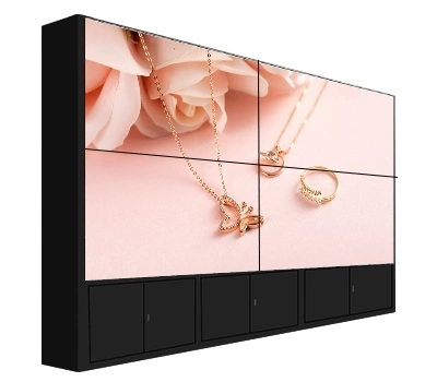 55inch HD Indoor LCD Advertising Display 3*3 Screen Video Wall