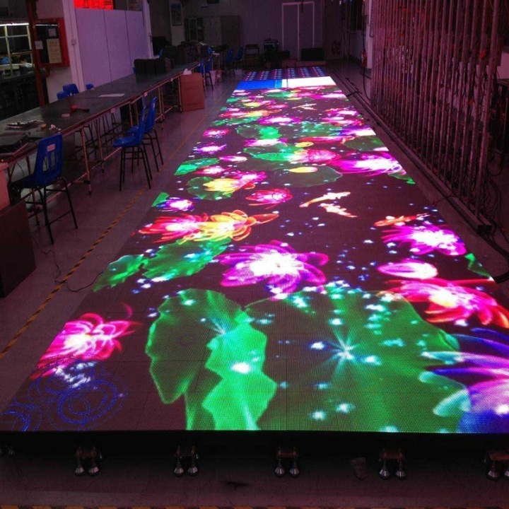 Indoor full color 250*250mm led display club  3.91mm dance floor led display