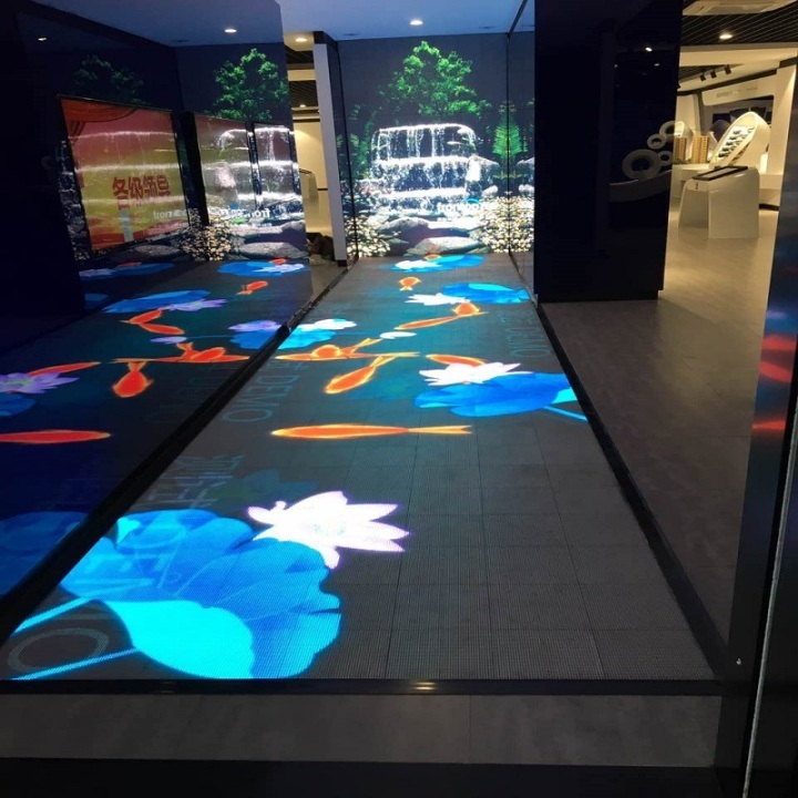 Indoor full color 250*250mm led display club  3.91mm dance floor led display
