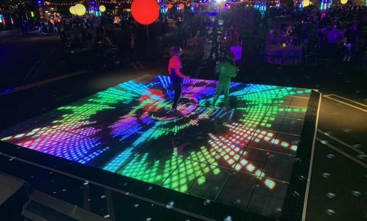Indoor 3D Dance Floor P2.6/P2.9/P3.91 Interactive LED Dance Floor display For Stage Rental Events