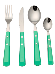 hot selling stainless steel cutlery Plastic Handle