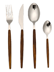 hot selling stainless steel cutlery Plastic Handle