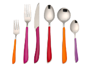 hot selling stainless steel cutlery Plastic Handle