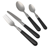 hot selling stainless steel cutlery Plastic Handle