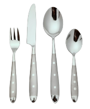 forged stainless steel cutlery with sandblasting handle