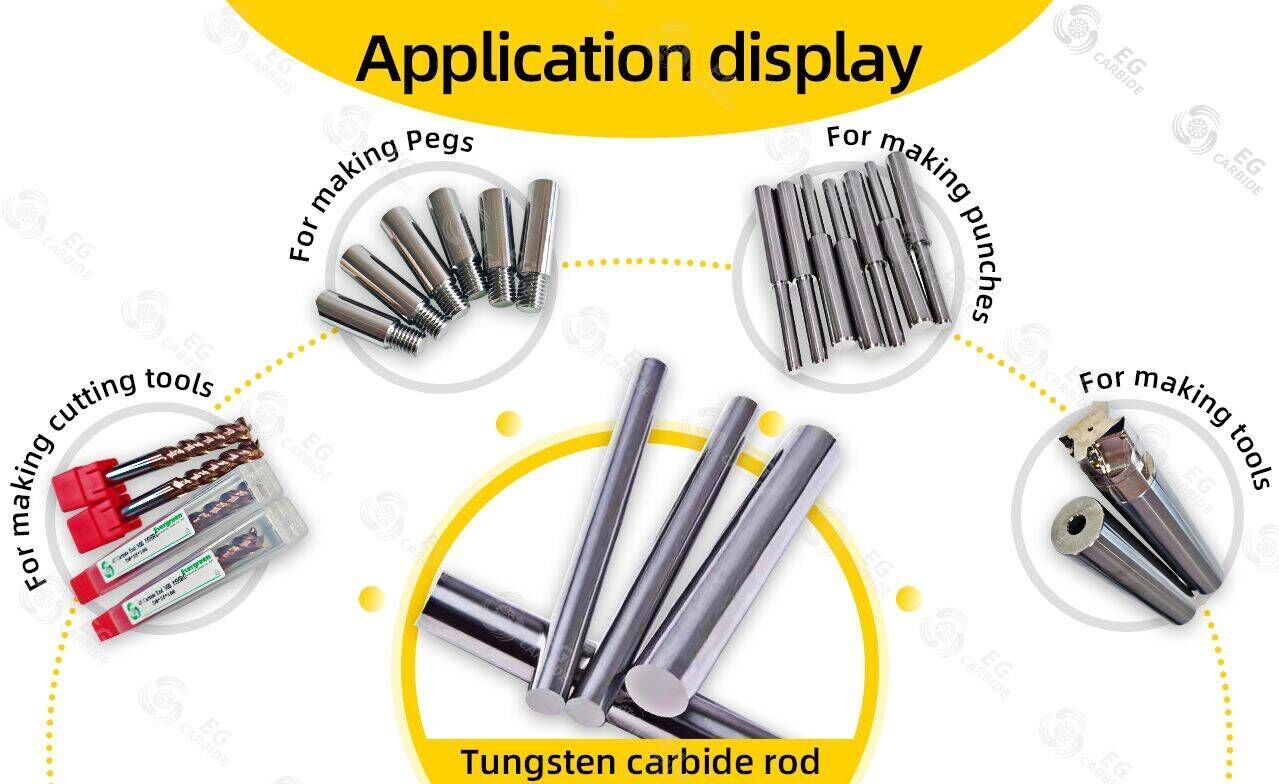 Solid carbide rods  