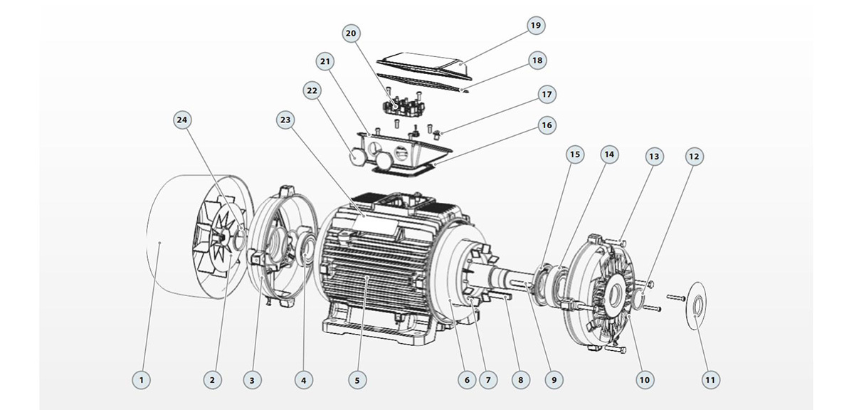 Premium IE5 Three-Phase Asynchronous Motor for Industrial Use