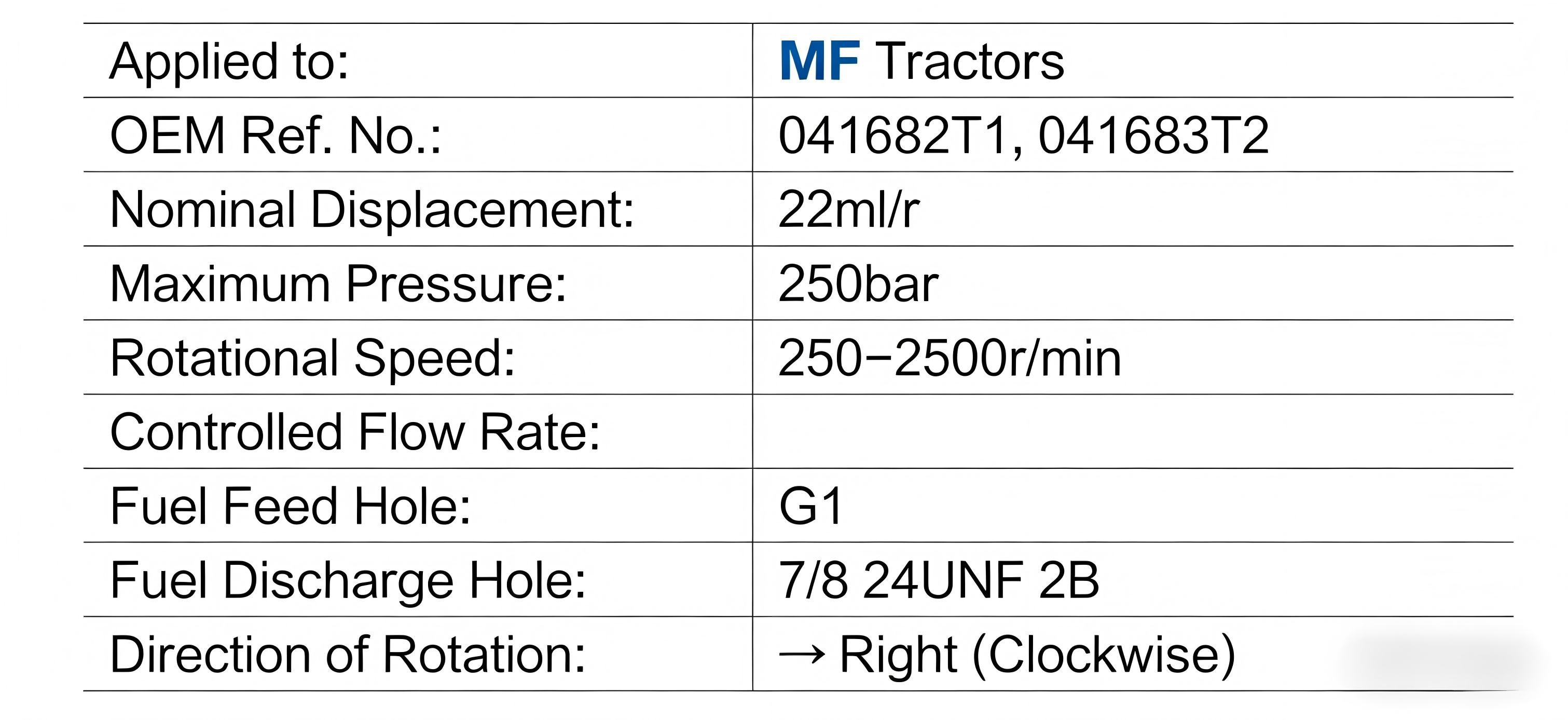 SHYNPO Hydraulic Pumps OEM 041683T2