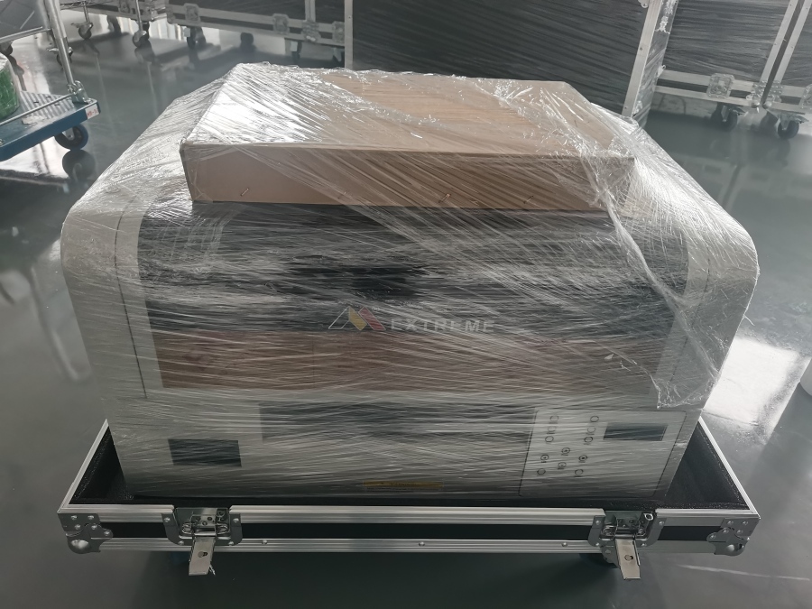 DTF machine packed and ready for shipment.