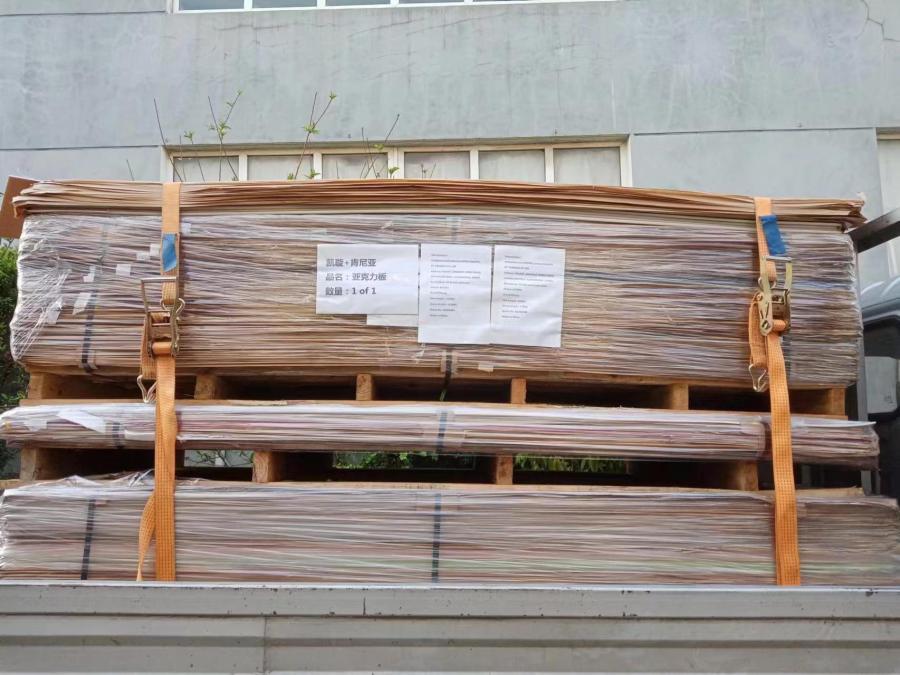 Acrylic sheet loading!