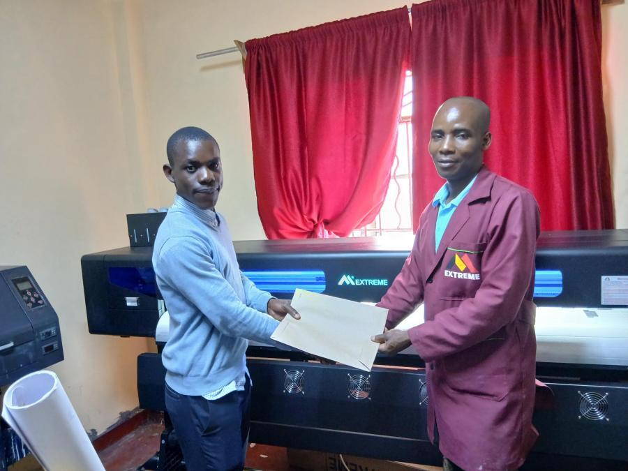 Another E1801 printing machine has been installed successfully!