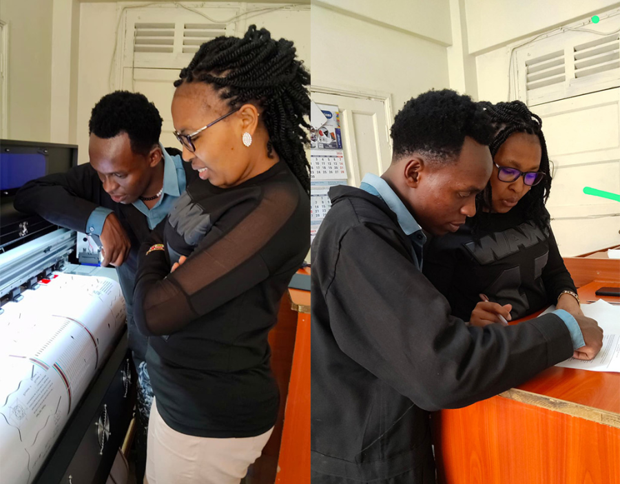 Successful Sale of E1802(i3200) High-Speed Printer in Kenya