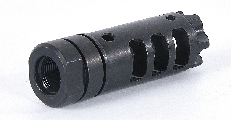 30 Caliber Muzzle Brake 7.62 5/8"x24 TPI Precision With Crush Washer a...