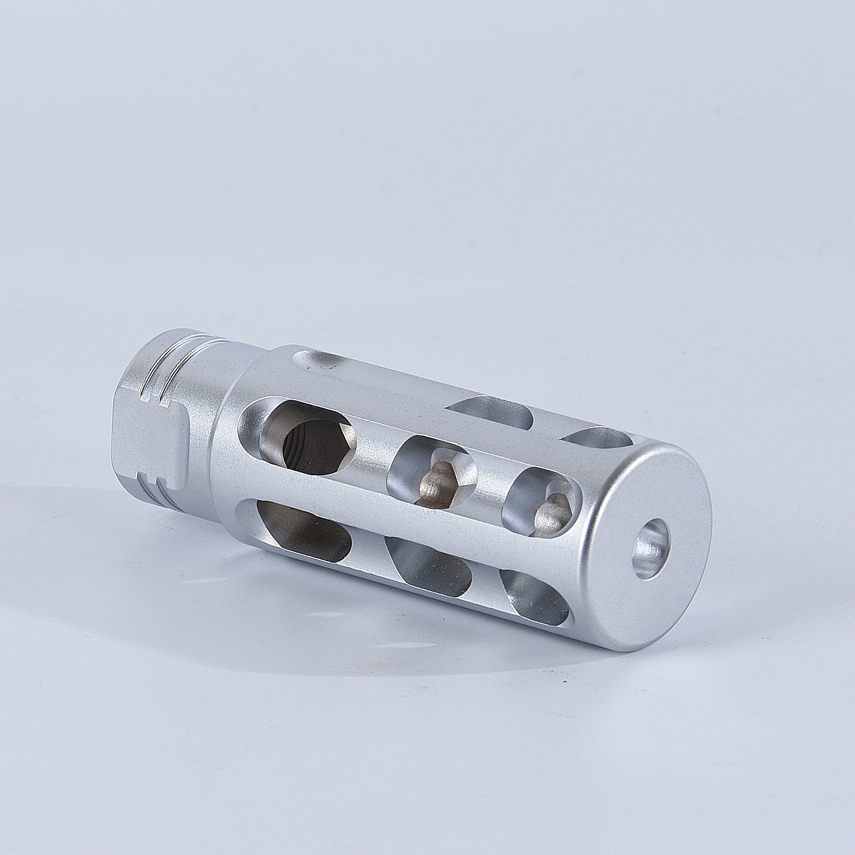 Stainless Steel .223 1/2x28 Muzzle Device Compensator Recoil Compact