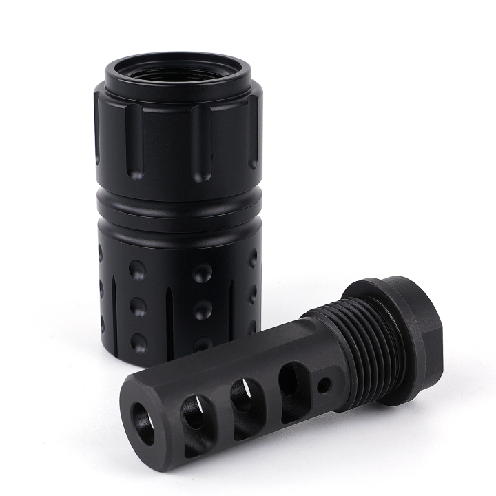 Steel Muzzle Brake 6.5mm Caliber Sound Redirect with 13/16x16 Threaded