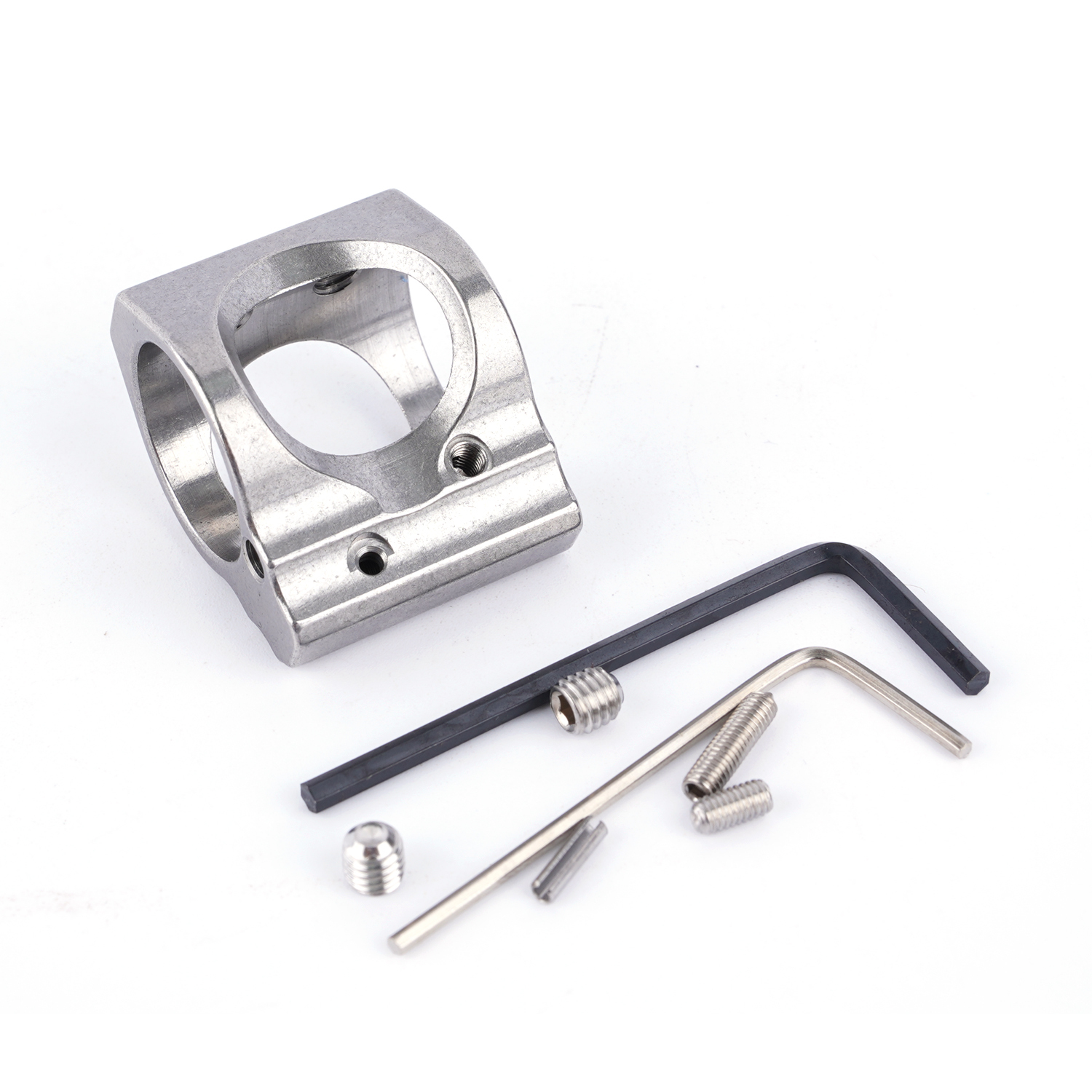 GB006 Adjustable .750 Barrel Stainless Steel Gas Blocks