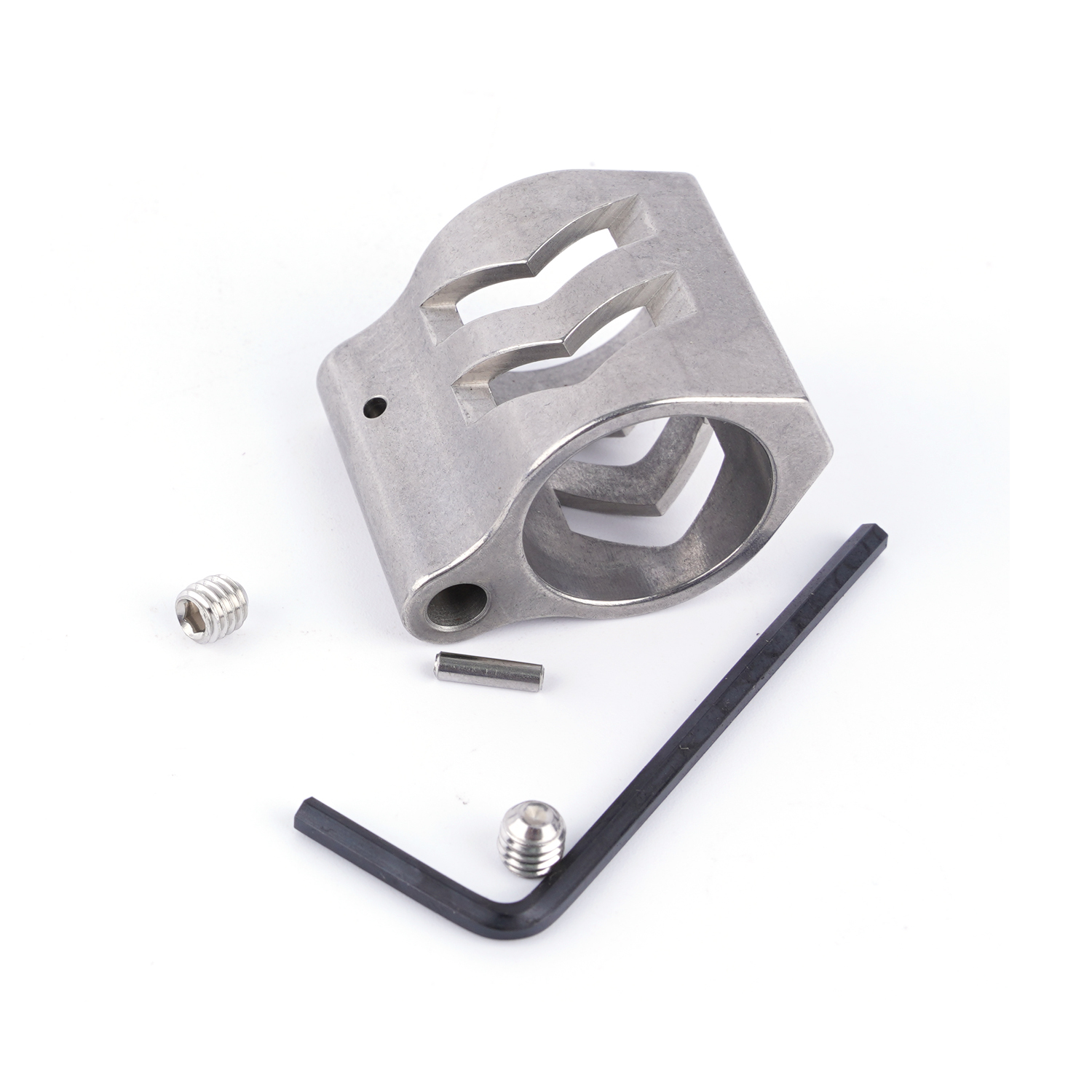 GB010 Non Adjustable .750 Barrel Stainless Steel Gas Blocks