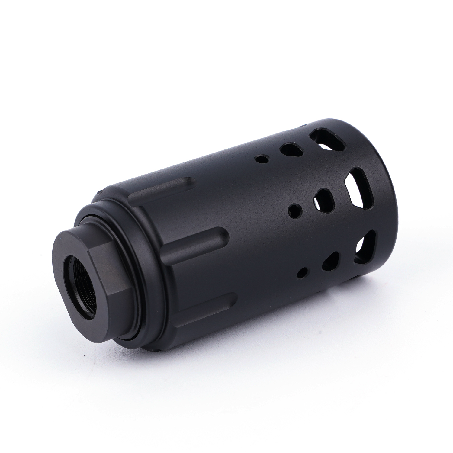 Ar 15 Stainless Muzzle Brake Compensator .22/.223/5.56 Caliber 1/2x28