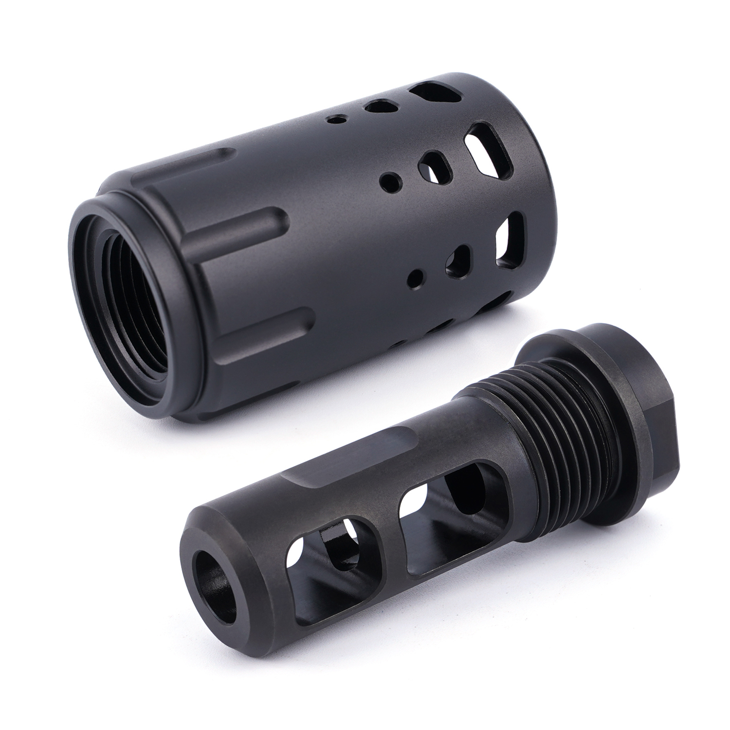 Reduce Recoil Muzzle Brake 5/8x24 Thread for 6.5mm Cal with 13/16x16