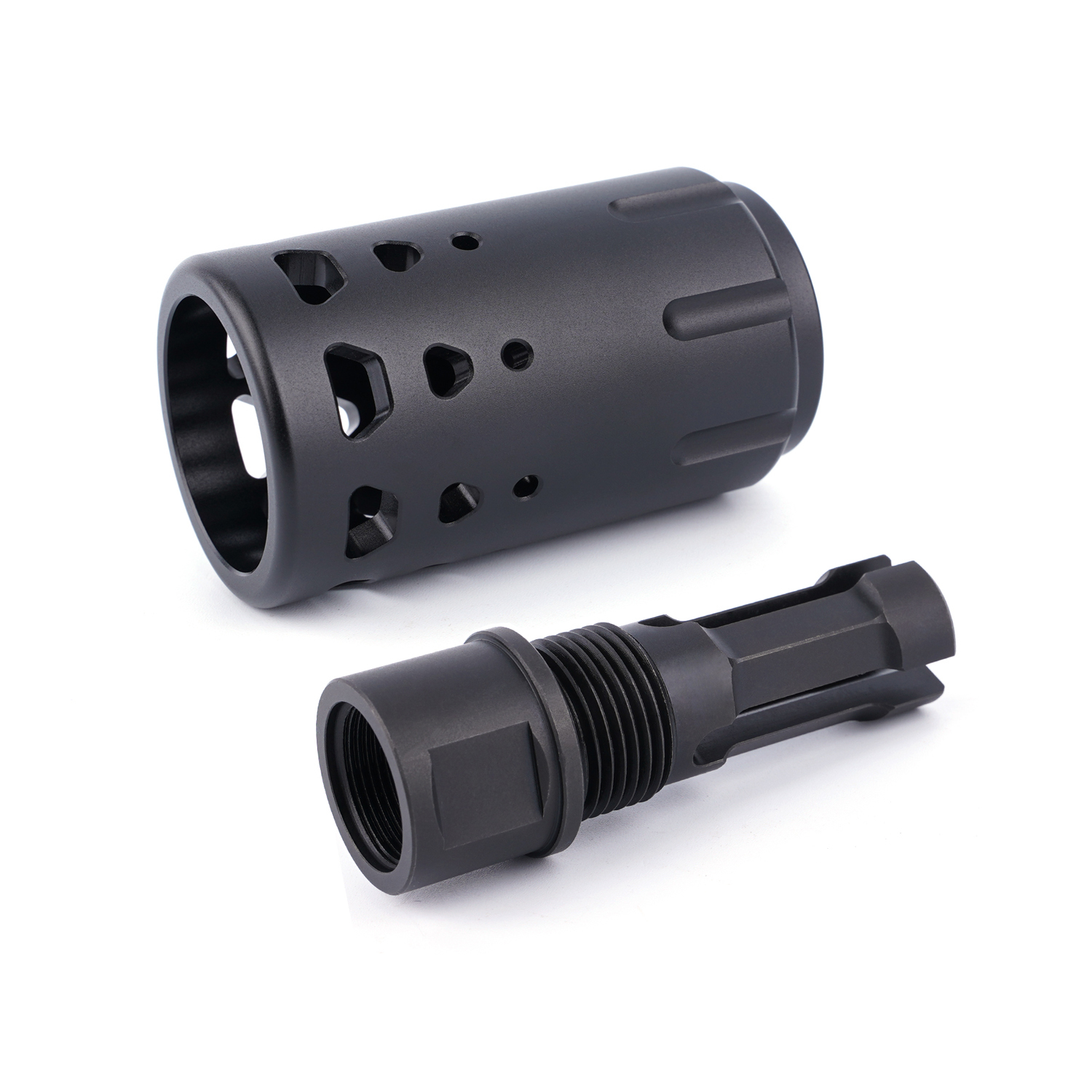 Stainless Muzzle Brake Device .300/.308/7.62 Competition Compensator