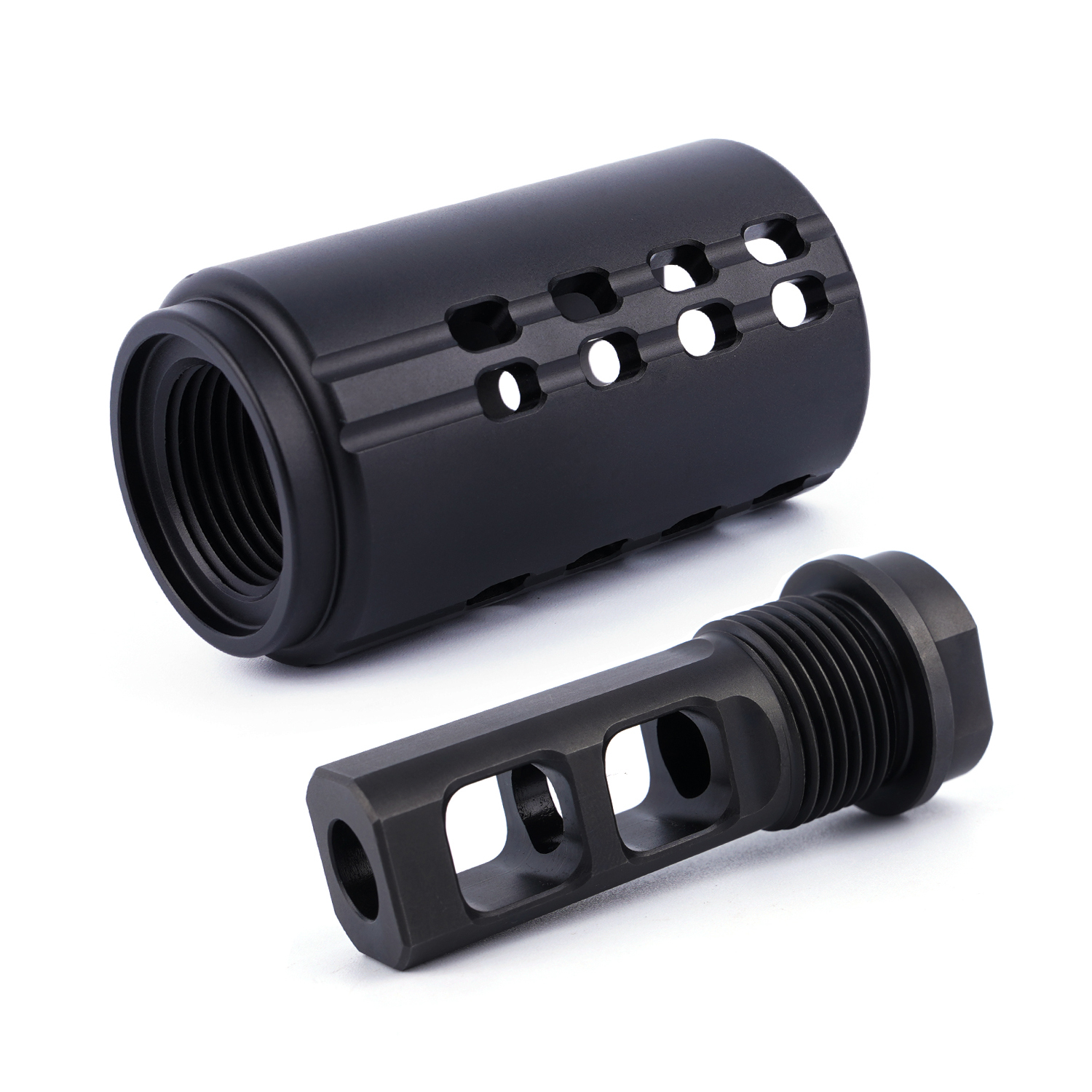 Recoil Reduce .22/.223/5.56 Stainless Muzzle Brake 1/2x28 Competition