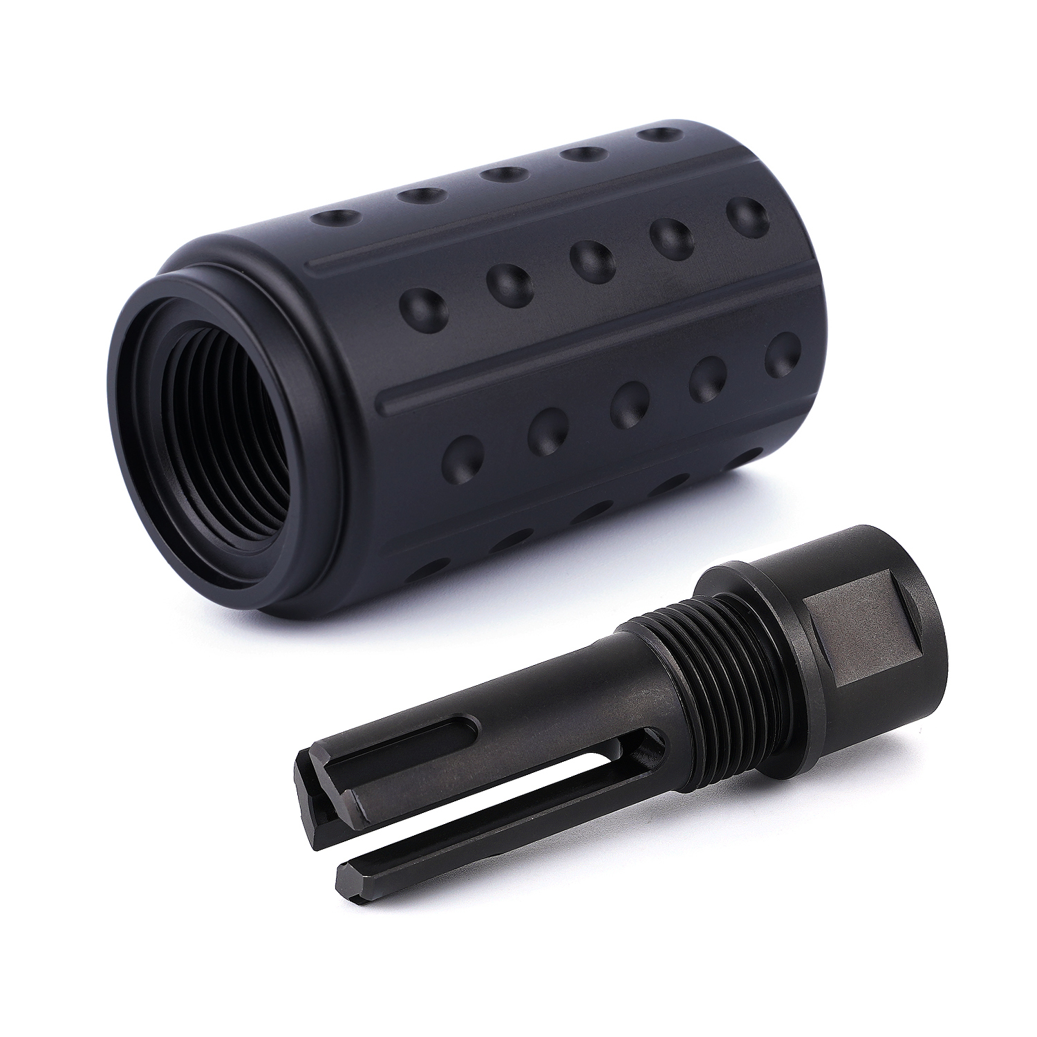 .300/.308/7.62 Cal Competition Stainless Muzzle Brake 5/8x24 Pitch with