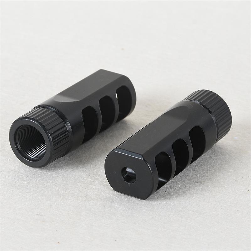 Steel .300/.308/7.62 Cal Muzzle Brake 5/8X24 Tpi Competition Compensator + Timing Nut and Crush