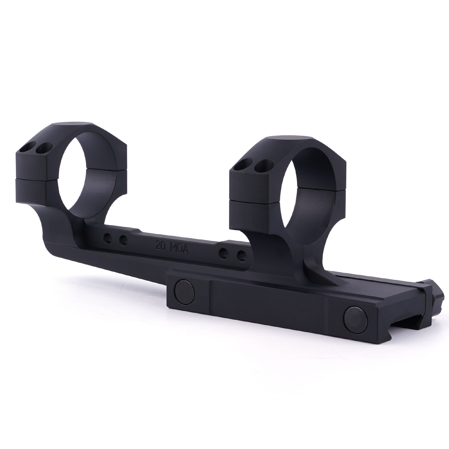 Black Cantilever Scope Mount 34mm 20MOA Dual Ring Quick Release Tool