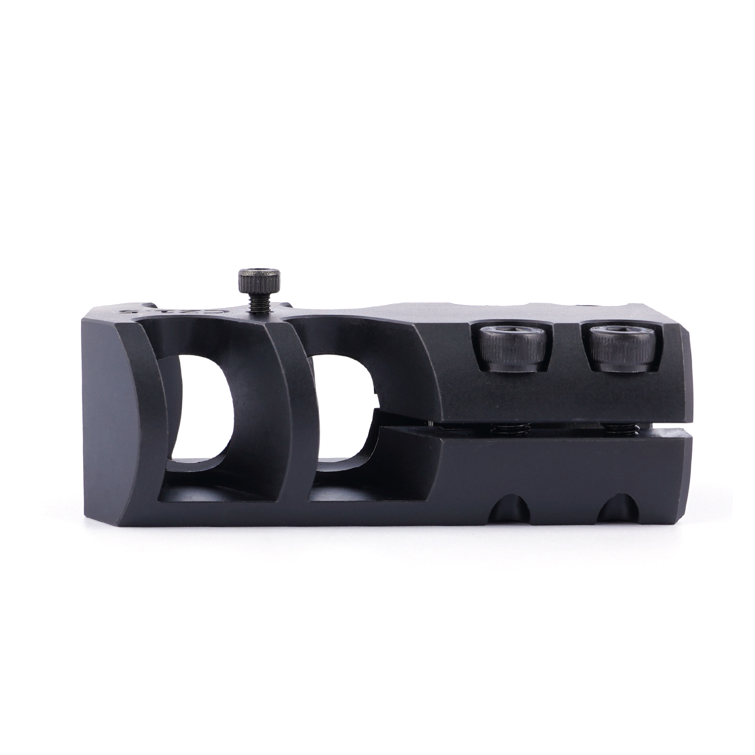 Steel 11mm/.416 Clampon Compensator Muzzle brake fits 21.321.7mm