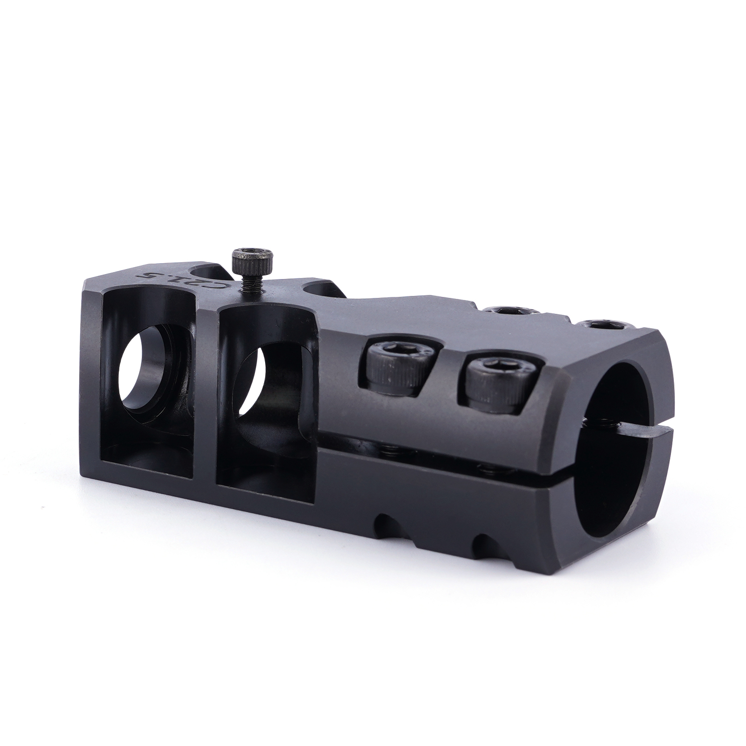 Steel 11mm/.416 Clampon Compensator Muzzle brake fits 21.321.7mm Muzzles for Sale at Steel 11mm/.416 Clampon Compensator Muzzle brake fits 21.321.7mm Muzzles for Sale at