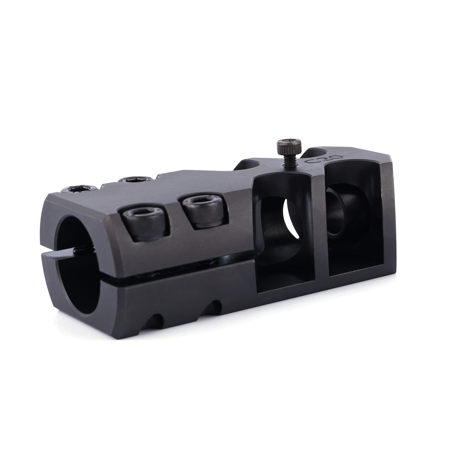 Reduce Recoil 8mm/.308 Steel Clampon Muzzle Brake .308 Compensator Fits 19.820.2mm Muzzle Reduce Recoil 8mm/.308 Steel Clampon Muzzle Brake .308 Compensator Fits 19.820.2mm Muzzle