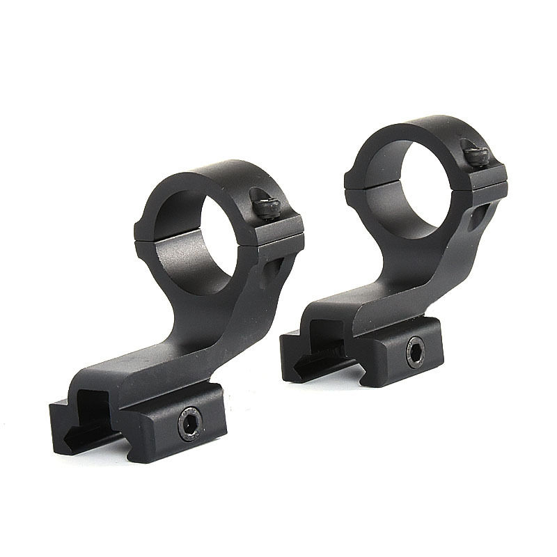 2 Piece 1 Inch 25.4mm Diameter Tube Quick Release Picatinny Weaver