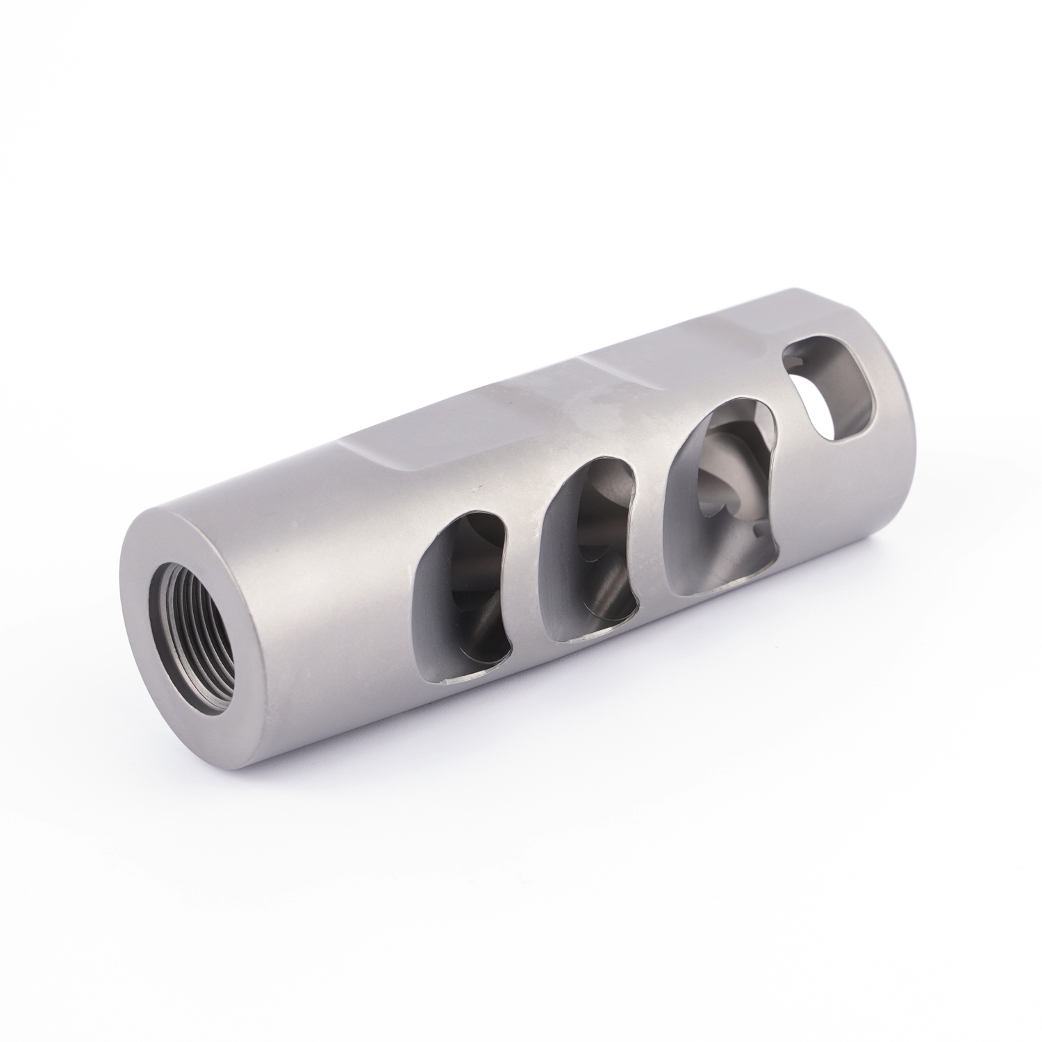 9MM Stainless 1/228RH Thread Competition Muzzle Brake Reduce Recoil