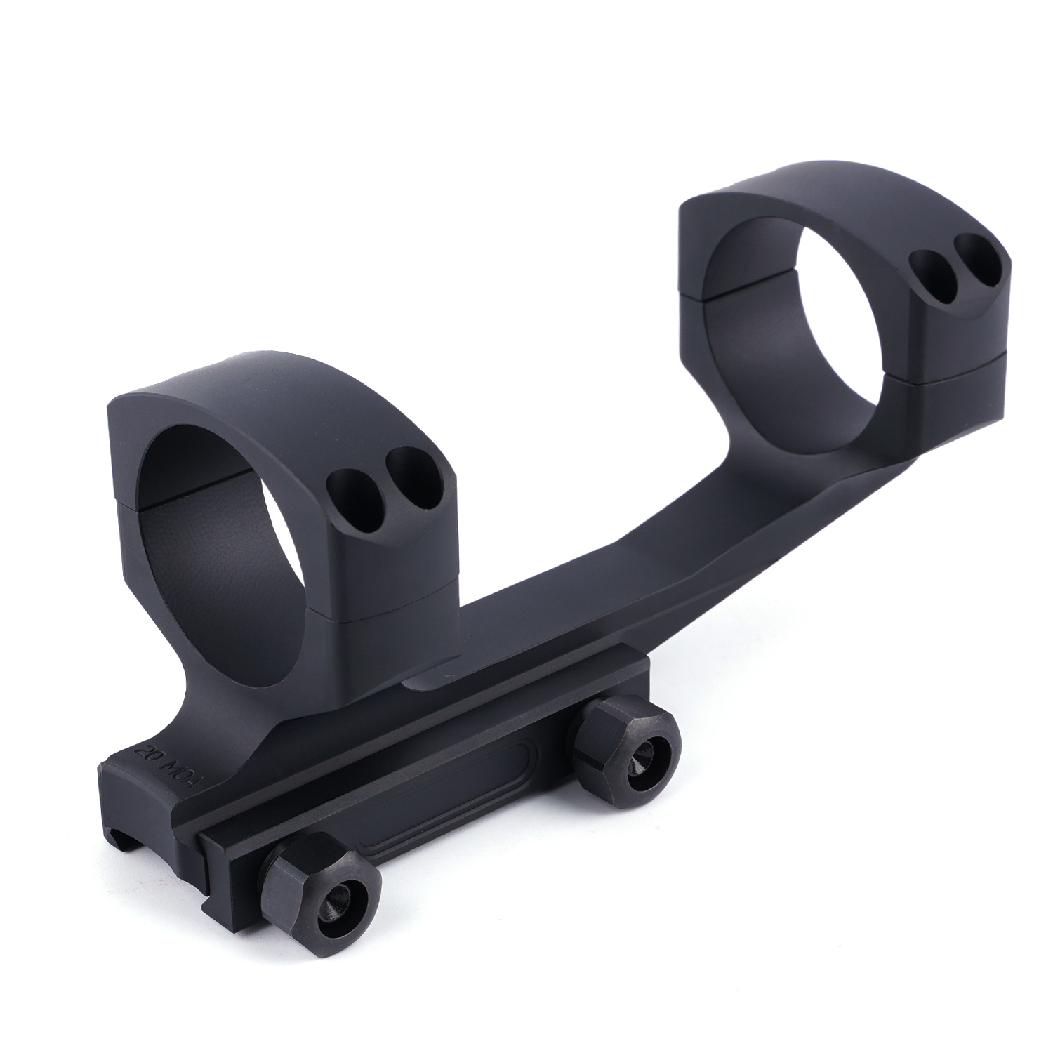 Tactical Rail Mount 34mm Double Scope Rings 20MOA One Piece Cantilever