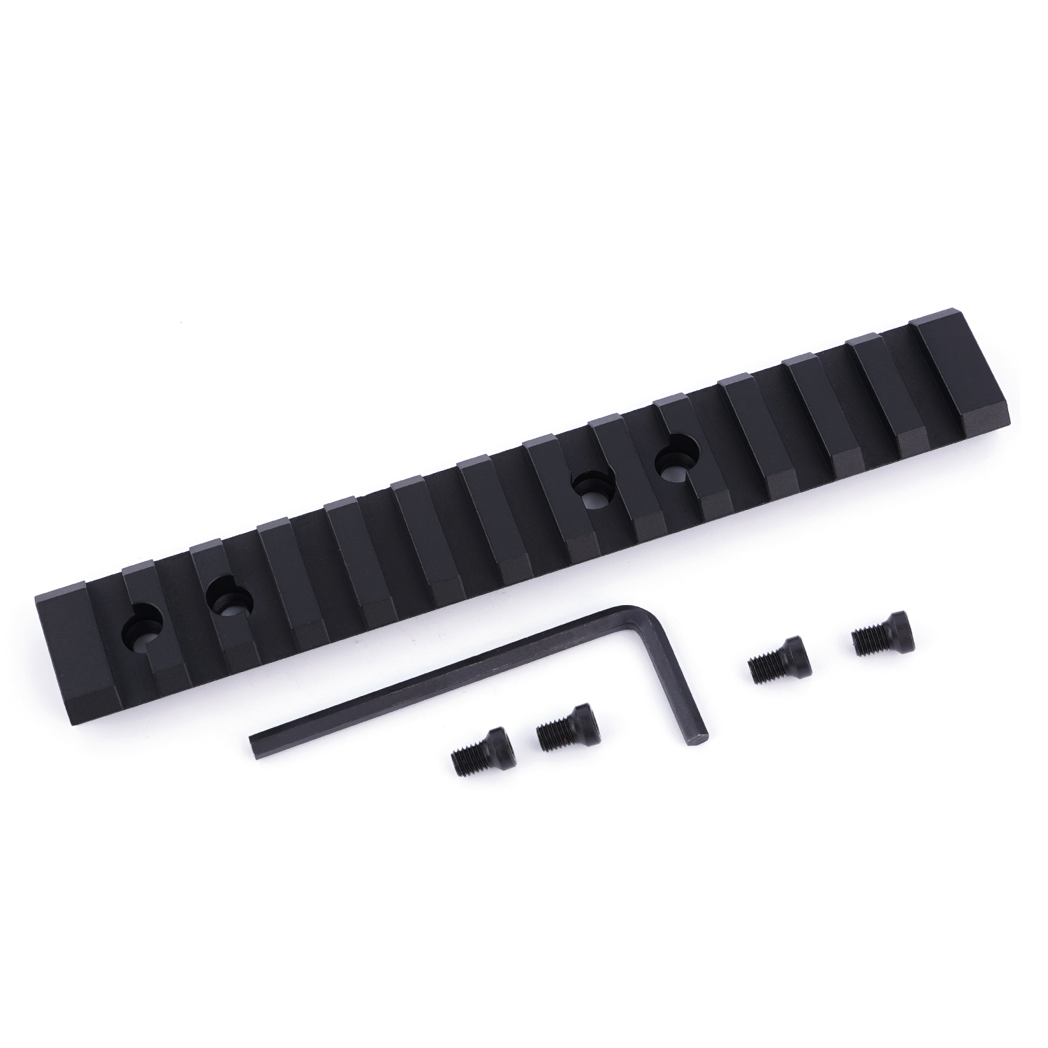 Tactical Aluminum 5.5 inch 13 Slot Picatinny Rail Scope Mount Top Rail