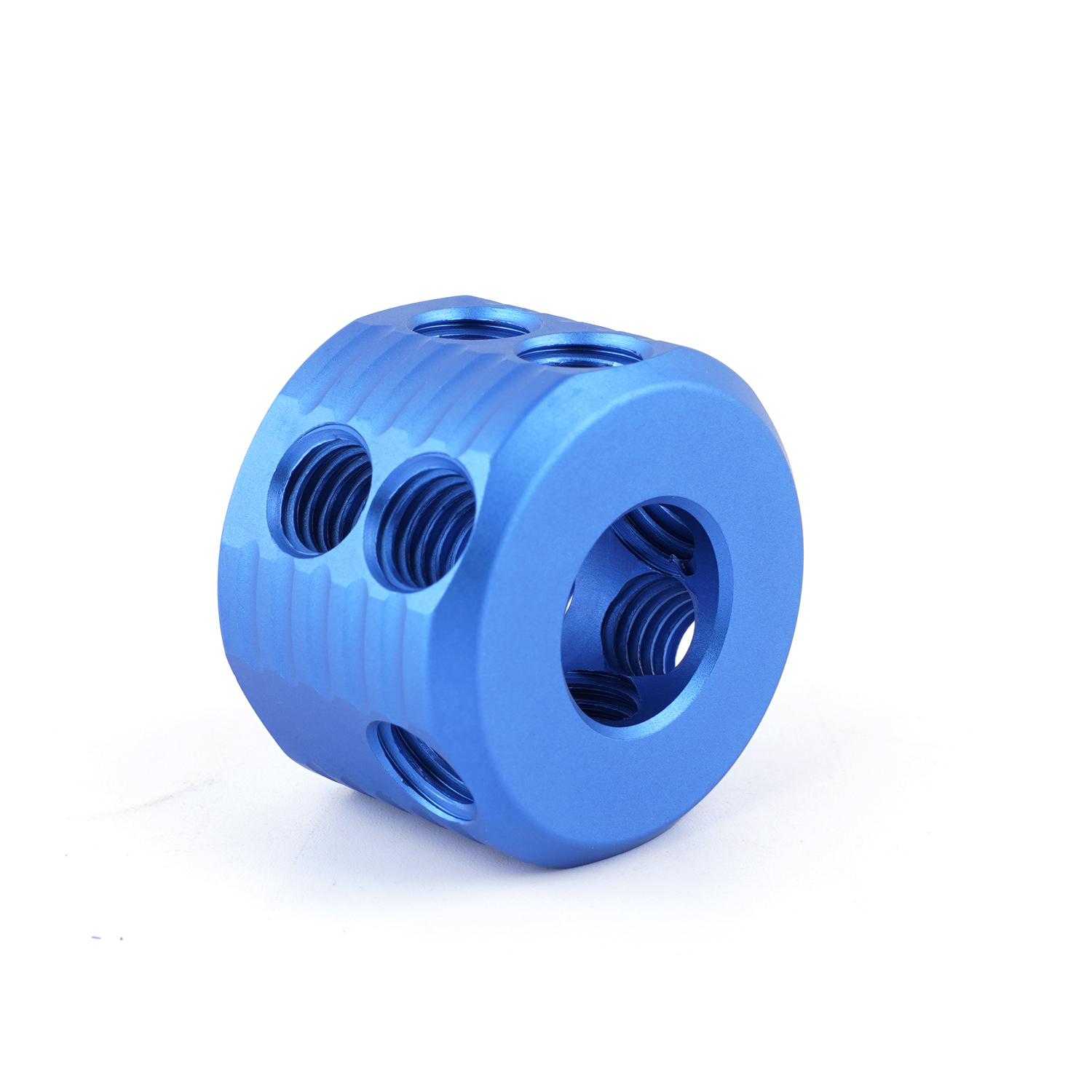 Blue AR15 .625 Aluminum Dimpling Jig AR15 Gas Block fit .625 Barrel