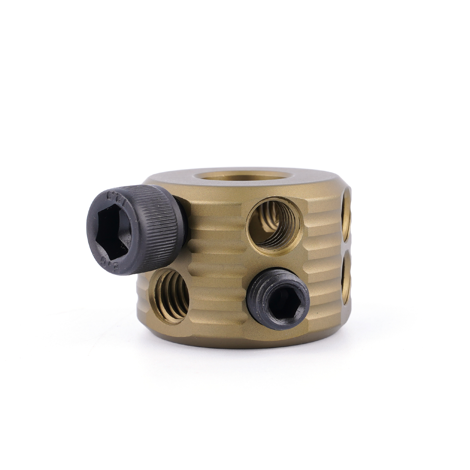 FDE AR15 Gas Block Dimpling Jig .625 AR 6061T6 Aluminum 625 Dimple