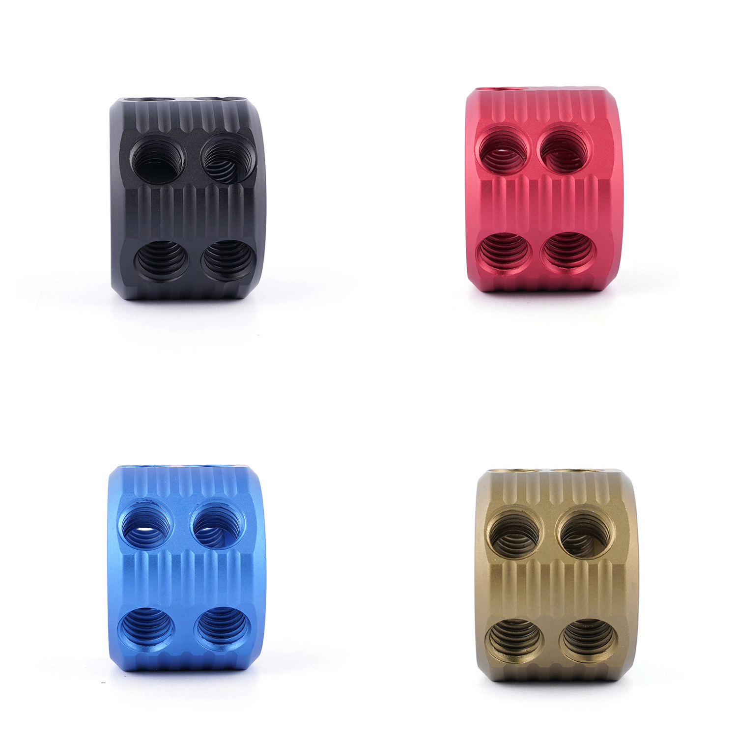 FDE AR15 Gas Block Dimpling Jig .625 AR 6061T6 Aluminum 625 Dimple